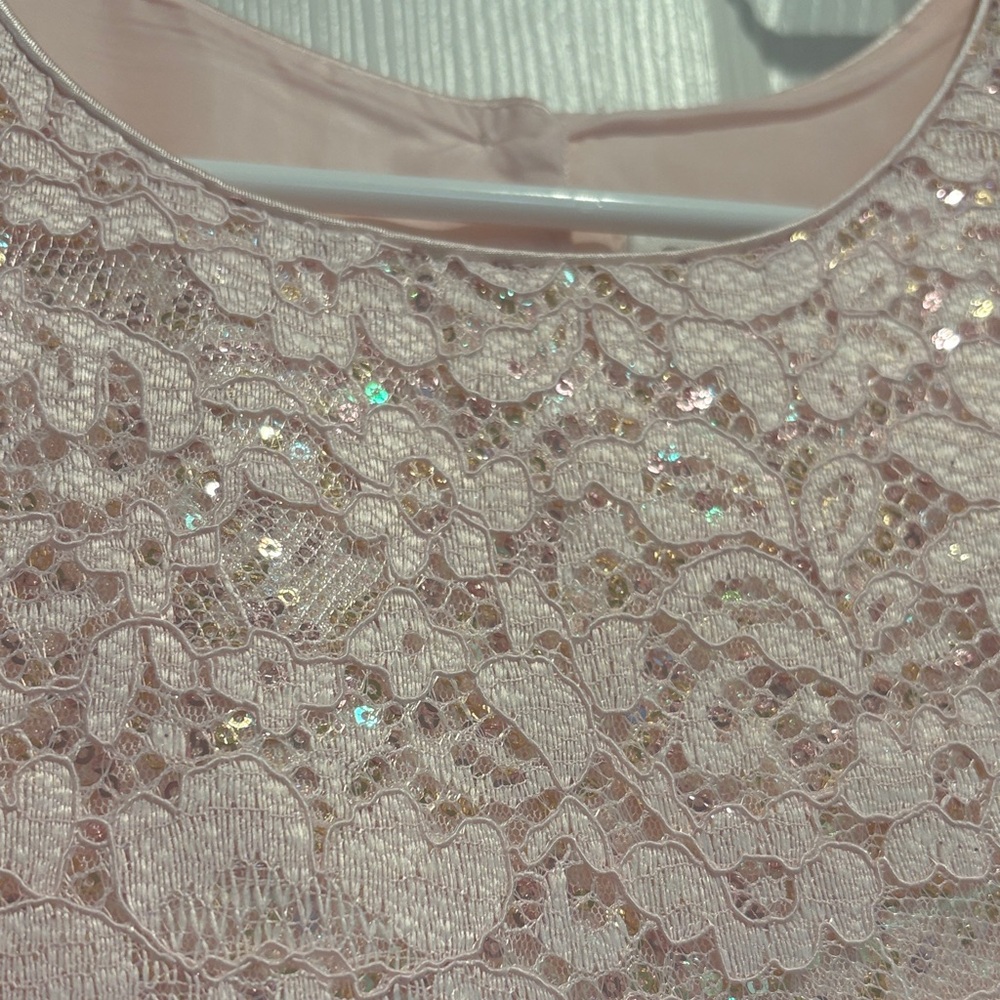 Jona Michelle Girl’s Pink Party Dress - Size 12 - Picture 3 of 16